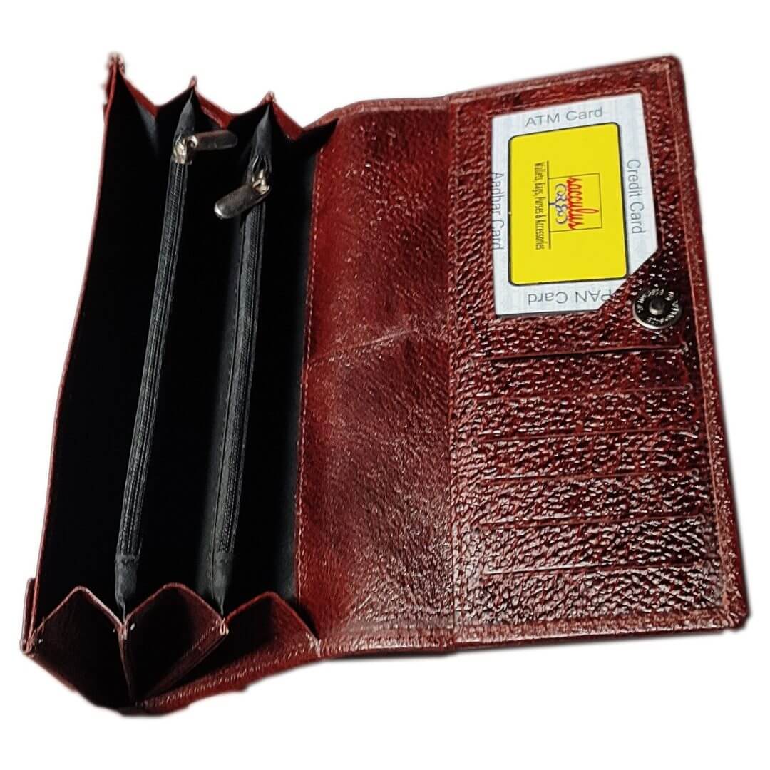 Buy ALSU Women's Green Hand Clutch Wallet Purse | phone pocket | 4 card  slots (ldu-012blugrn) Online at Best Prices in India - JioMart.